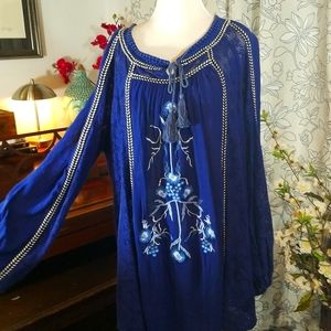 Boho Plus Size Blouse